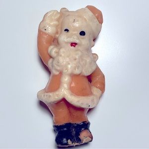VINTAGE 1950s GURLEY WAVING SANTA CANDLE—MID-CENTURY HOLIDAY MUST-HAVE!